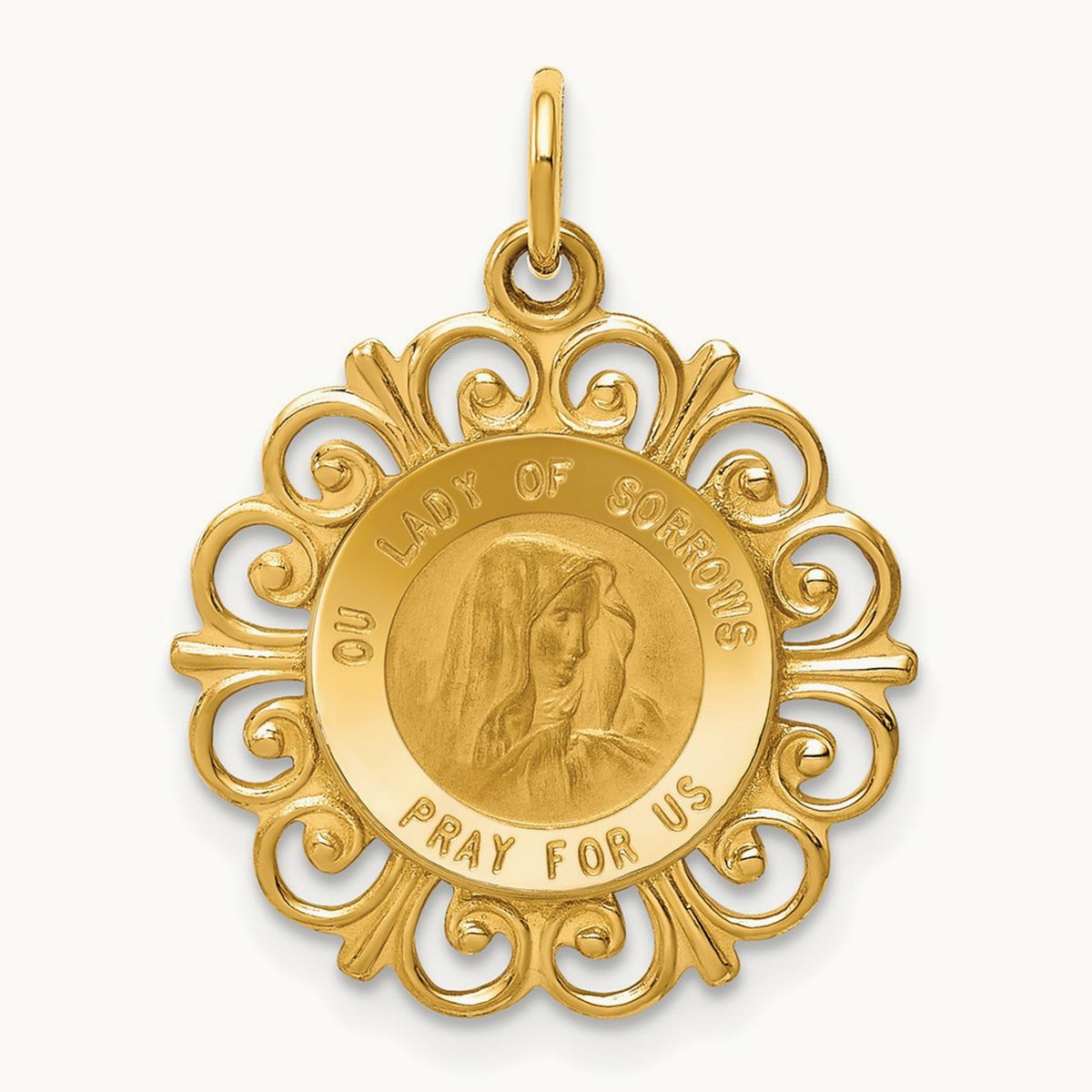 Our Lady of Sorrows Medal Pendant — photo set