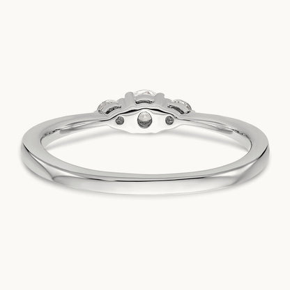First Promise Complete Diamond Promise/Engagement Ring, 14K White Gold