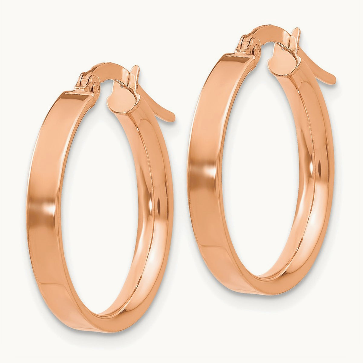 Small Hoop Earrings — 14K Rose Gold