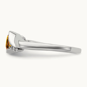 Citrine and Diamond Ring — photo set