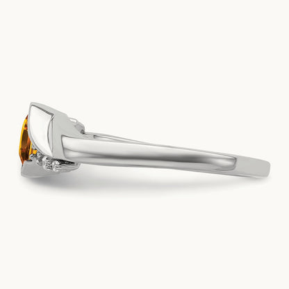 Citrine and Diamond Ring — photo set