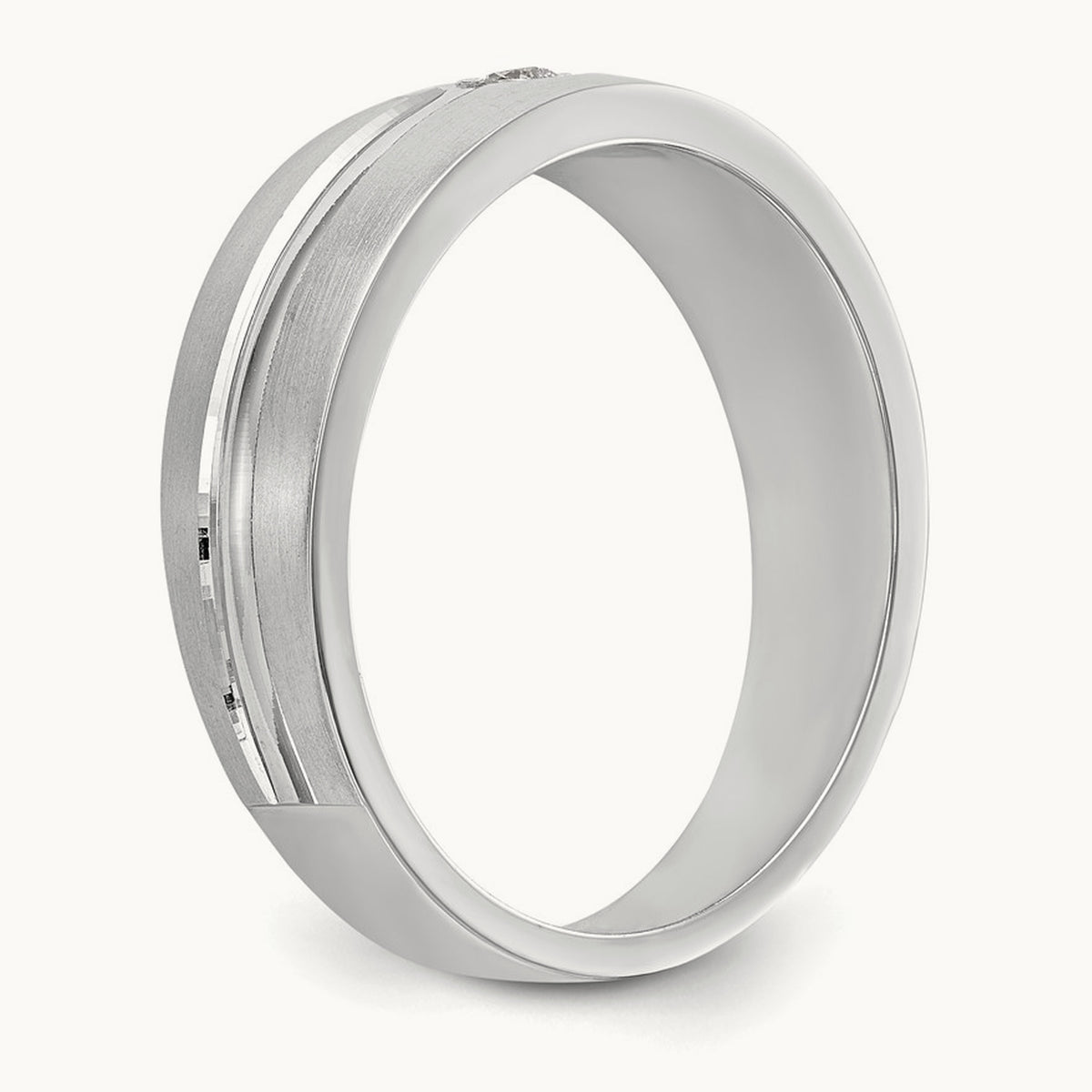 Men's Band, 0.05 ct tw