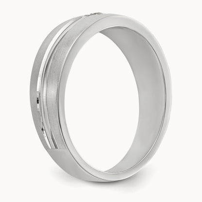 Men's Band, 0.05 ct tw