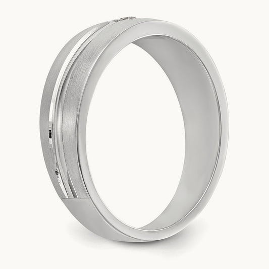 Men's Band, 0.05 ct tw
