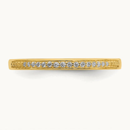 Wedding Band, 0.05 ct tw Lab-Grown Diamond