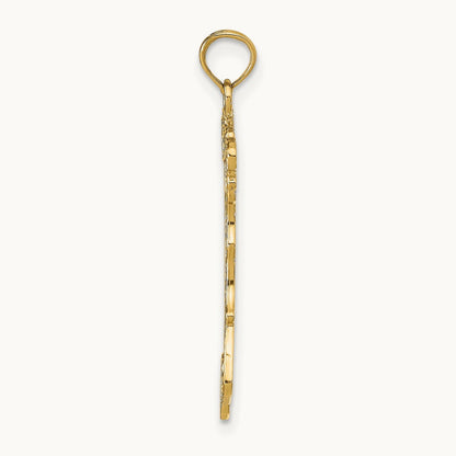 Map with ITALY Charm, 14K