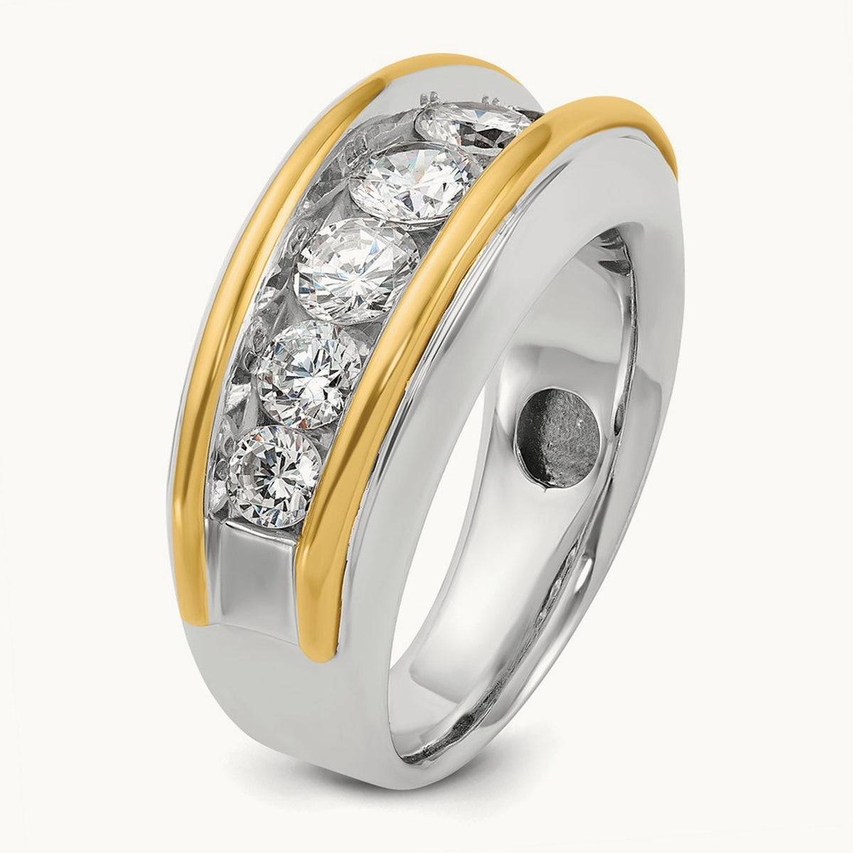 Men's Ring, 2.00 ct tw Lab-Grown Diamond