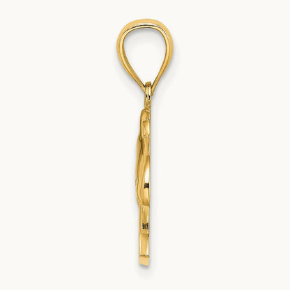KEY WEST Dolphin Charm, 14K
