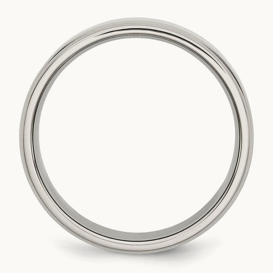Polished Ridged Edge Band — photo set