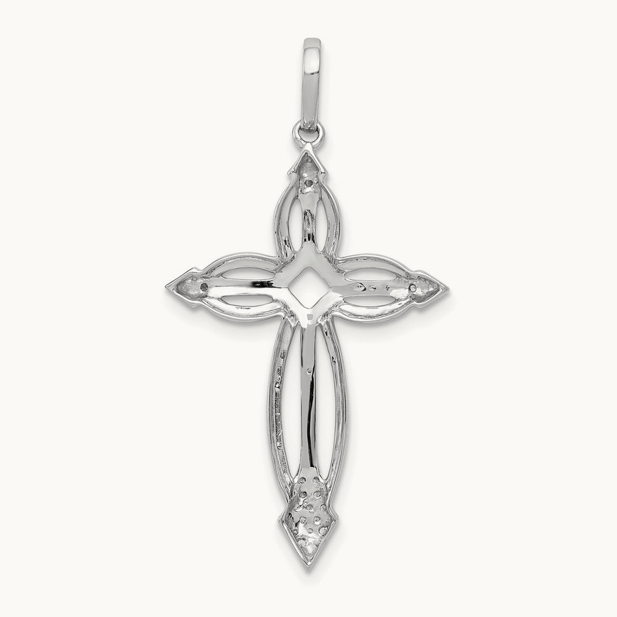 1/3ct. Diamond Fancy Cross Pendant — photo set
