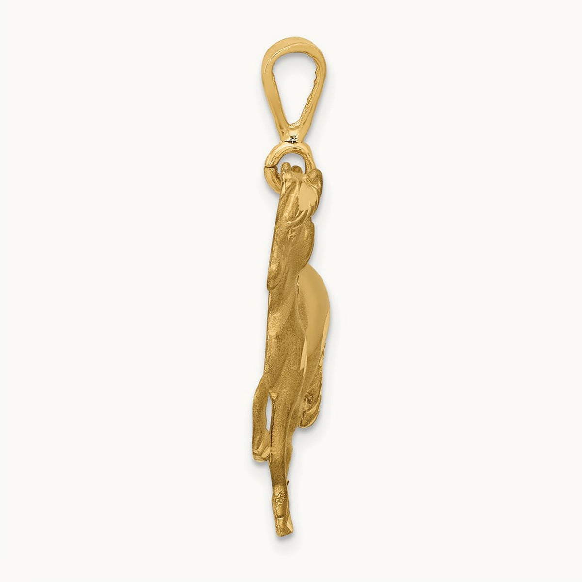 Horse Pendant, 14K