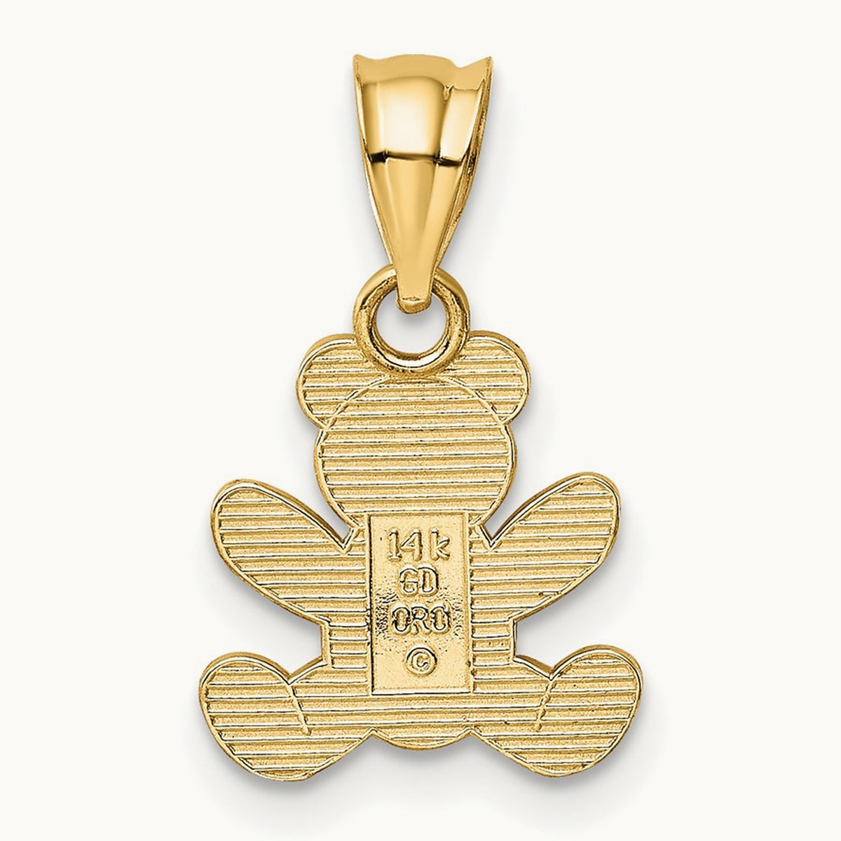 Teddy Bear Pendant — 20mm