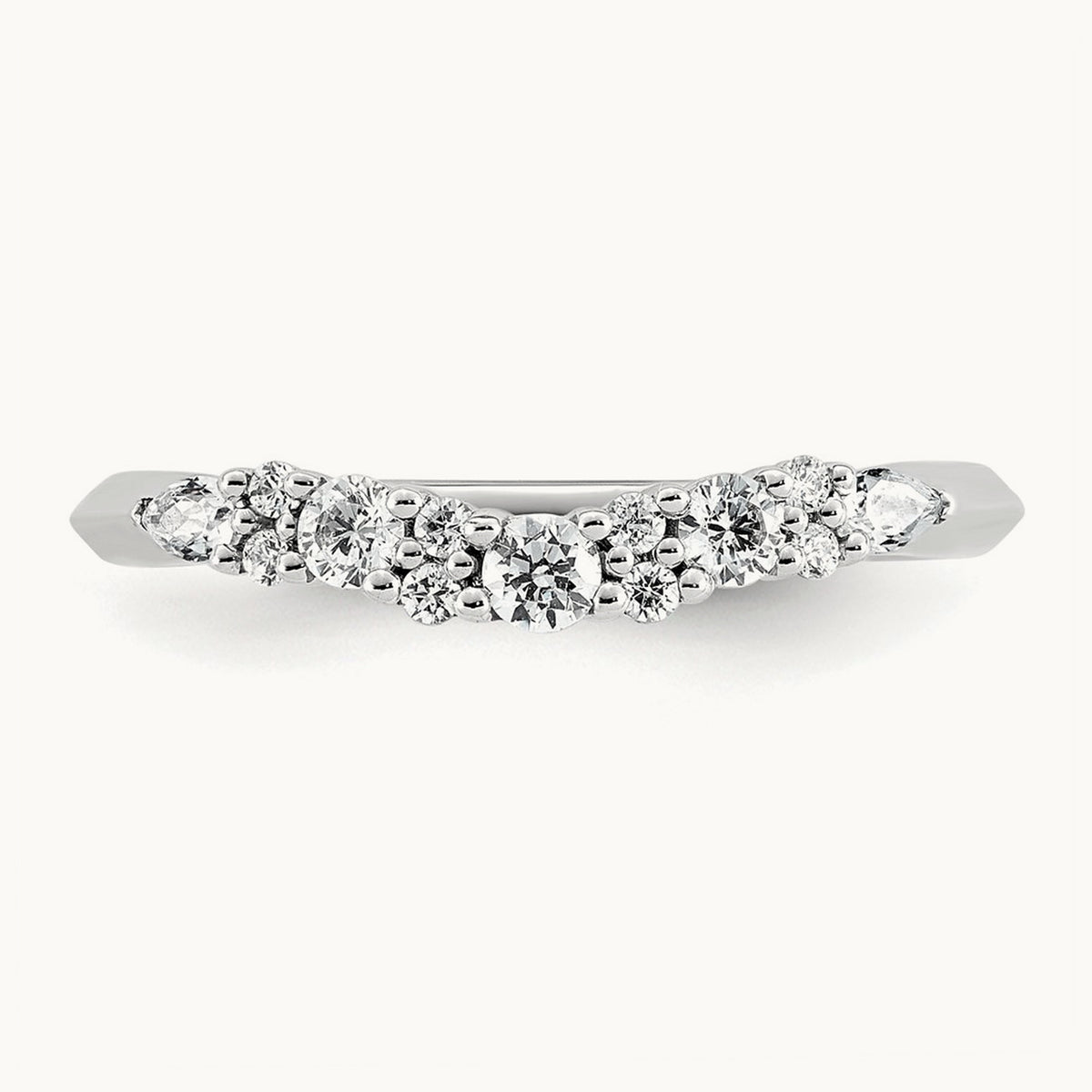 Wedding Band, 0.25 ct tw Lab-Grown Diamond