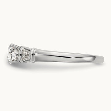 Peg Set Semi-Mount Engagement Ring, 0.25 ct tw