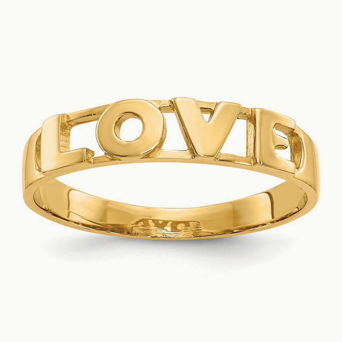 LOVE Ring — 14K Yellow Gold, 7