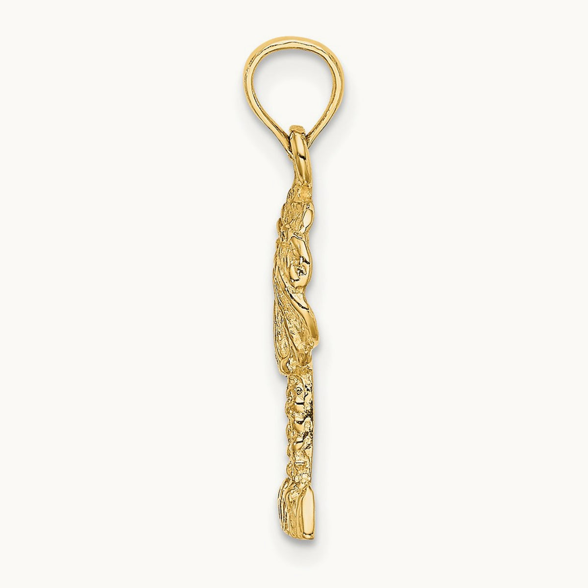 2-D Palm Tree Charm, 14K