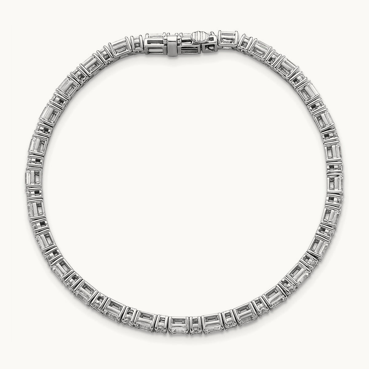 Em/Round Tennis Bracelet, 5.00 ct tw Lab-Grown Diamond