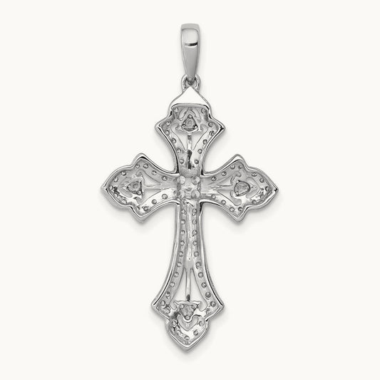 Fashion Cross Pendant, 0.50 ct tw Lab-Grown Diamond