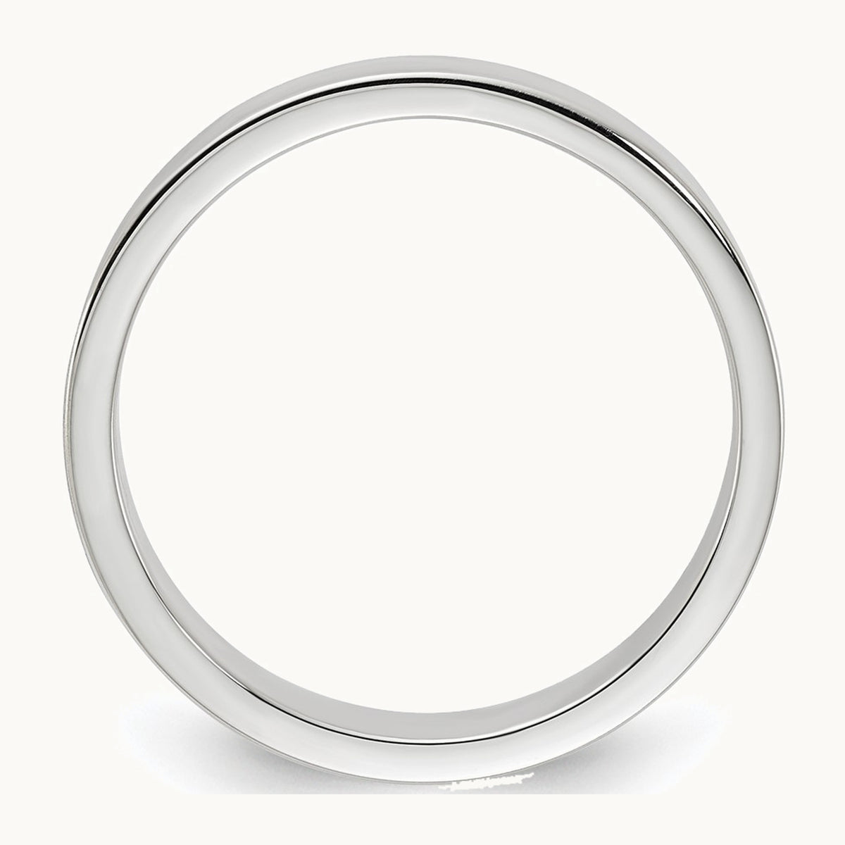 Sterling Silver 4mm Lightweight Flat Band