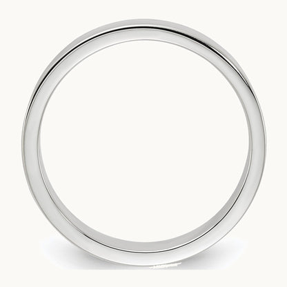 Sterling Silver 4mm Lightweight Flat Band