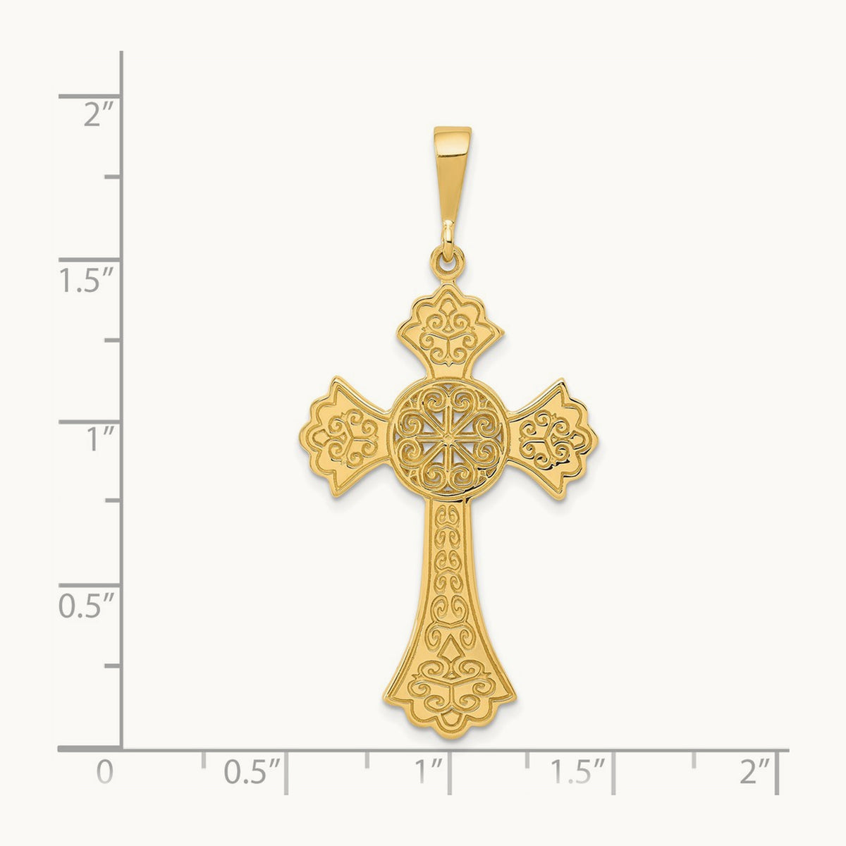 Celtic Cross Pendant, 14K