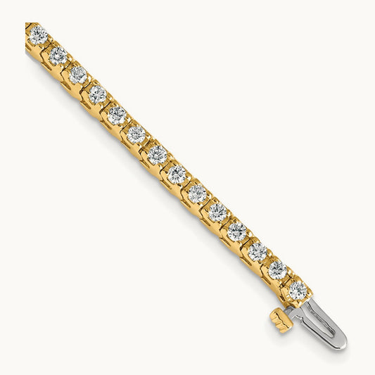 Round Tennis Bracelet, 2.25 ct tw Lab-Grown Diamond
