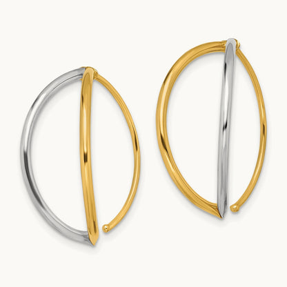 w/ Dangle Threader Earrings — photo set