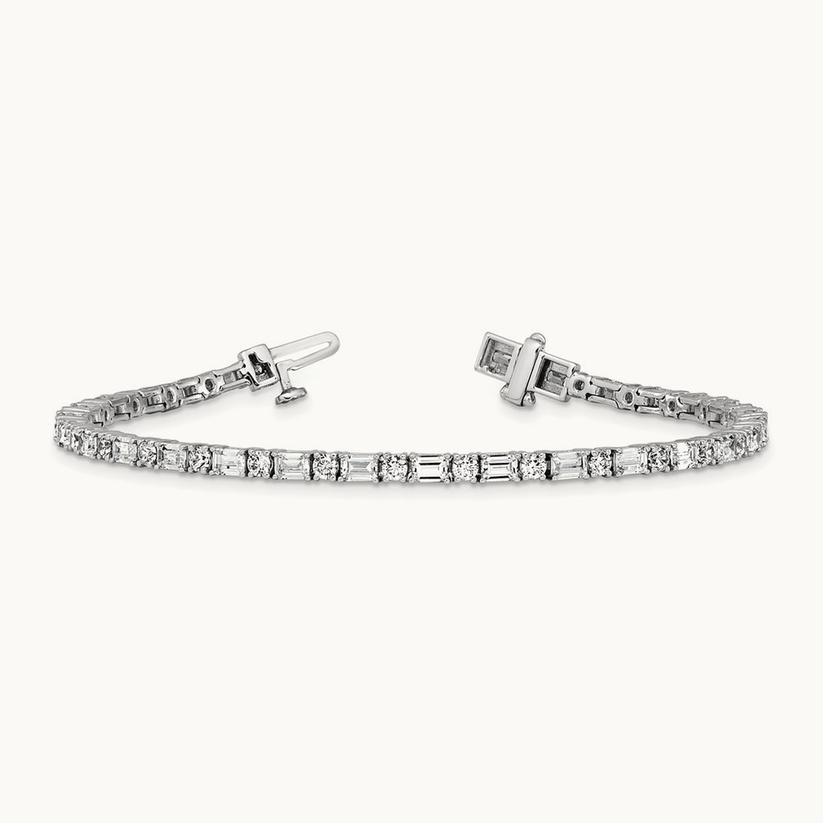 Em/Round Tennis Bracelet, 5.00 ct tw Lab-Grown Diamond