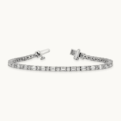 Em/Round Tennis Bracelet, 5.00 ct tw Lab-Grown Diamond