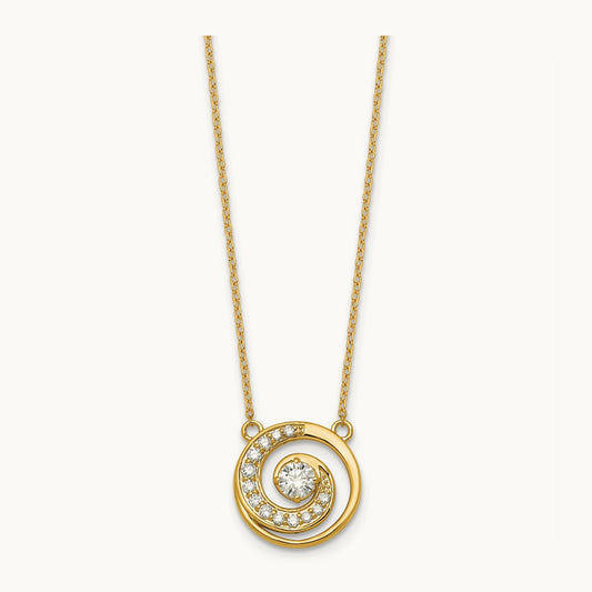 Necklace, Lab-Grown Diamond — 14K Yellow Gold