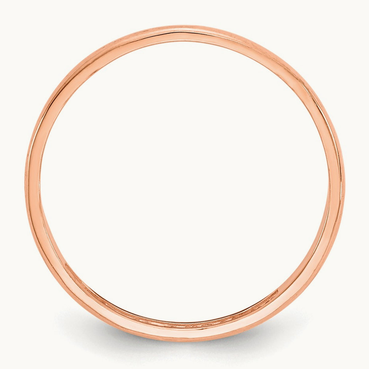 Polished Ring — 14K Rose Gold