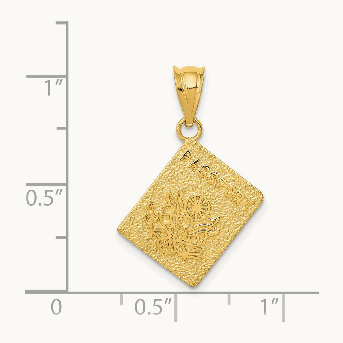 Passport Charm, 14K