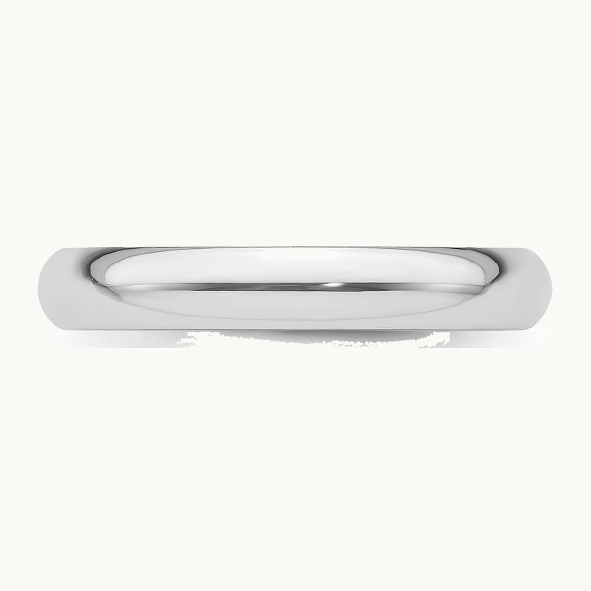Half-Round Featherweight Band — 3mm