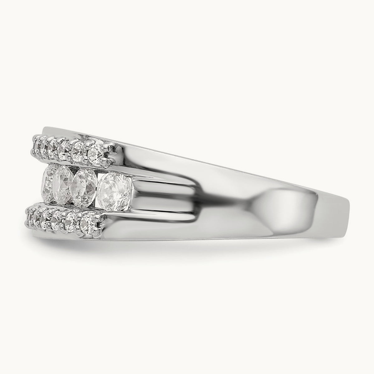 Diamond Band, 14K White Gold