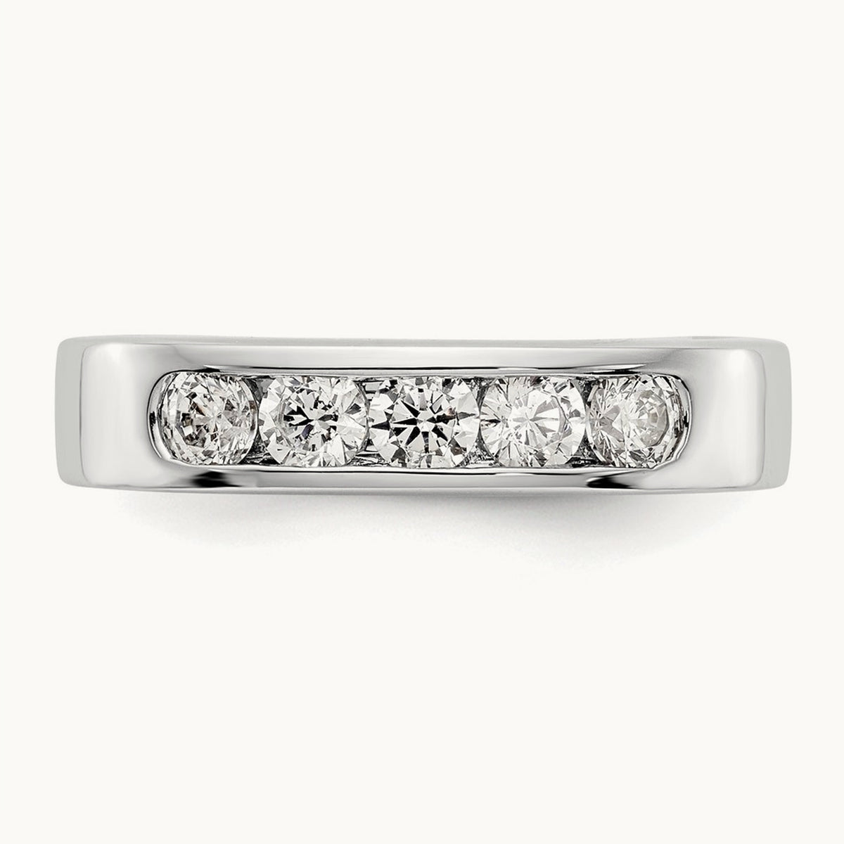 5-Stone Diamond Channel Band — 0.57 ct tw, 6