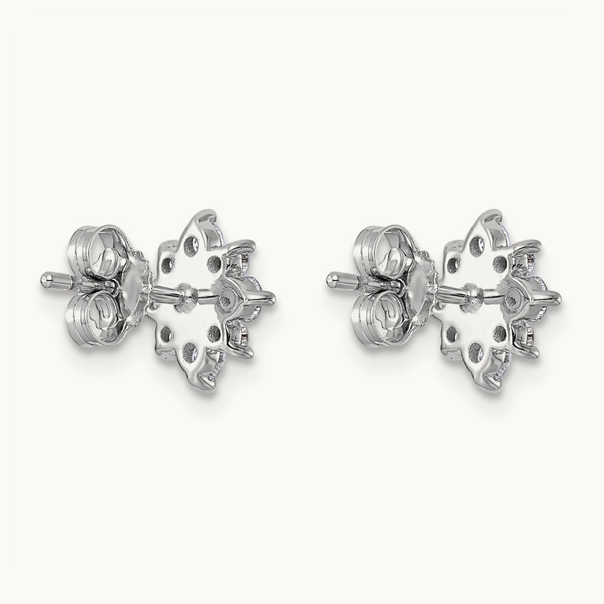 Post Floral Earrings, 0.75-2.50 ct tw Lab-Grown Diamond