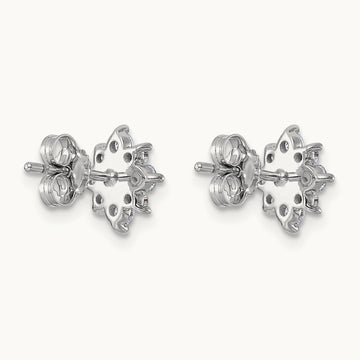 Post Floral Earrings, 0.75-2.50 ct tw Lab-Grown Diamond