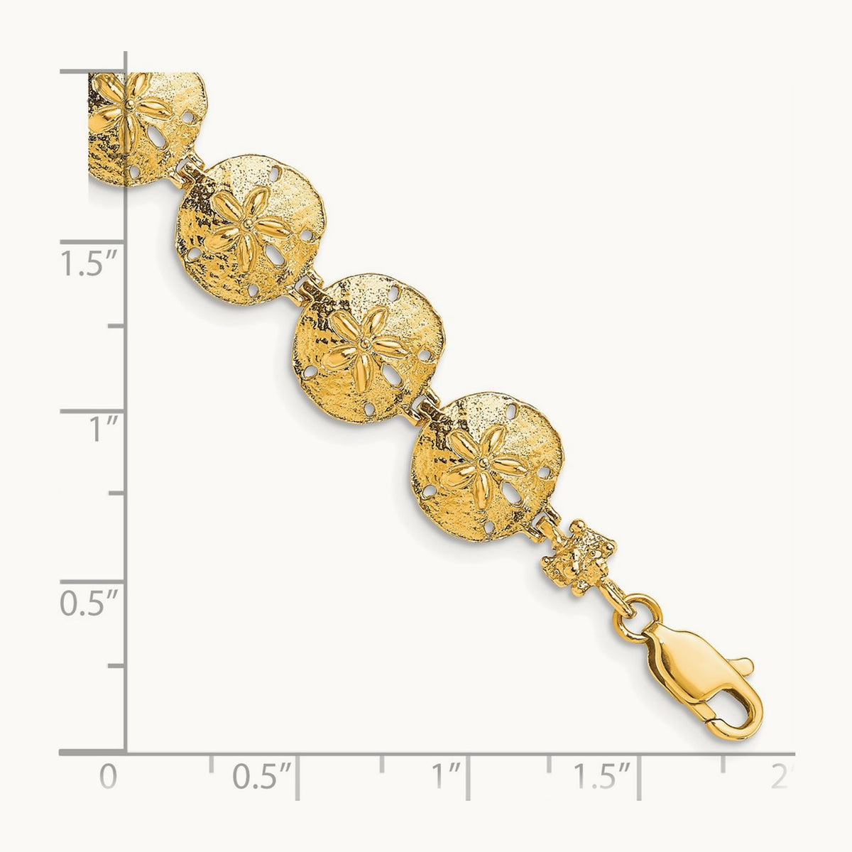 Sand Dollar Bracelet — 7mm