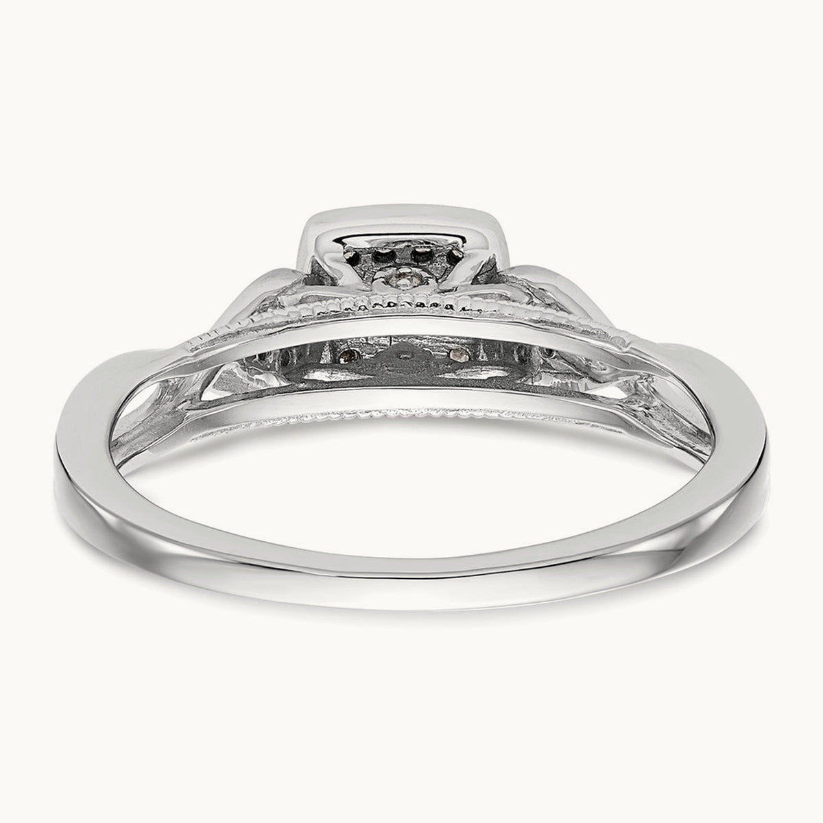 First Promise Complete Diamond Promise/Engagement Ring, 14K White Gold