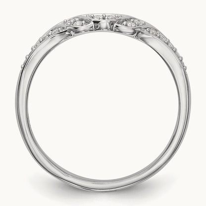 Diamond Band, 14K White Gold