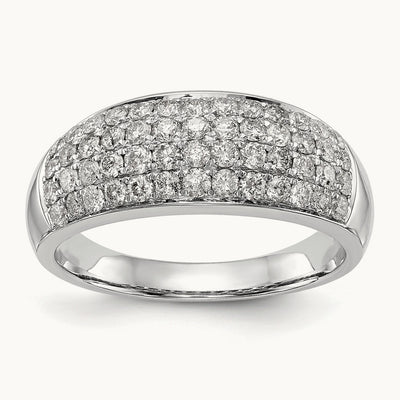 Diamond Band, 14K White Gold