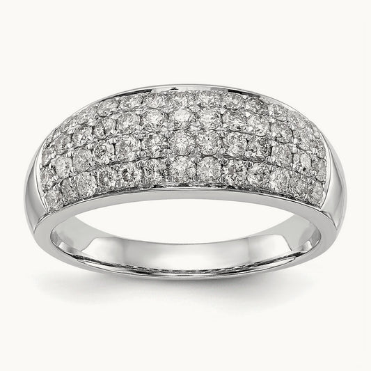Diamond Band, 14K White Gold