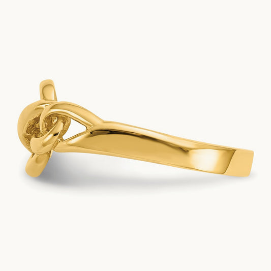 Free Form Knot Ring, 14K