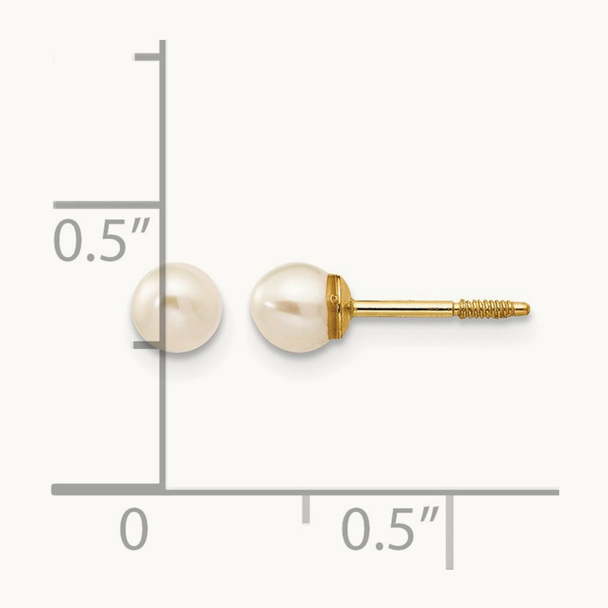 Madi K FW Cultured Pearl Earrings, 14K