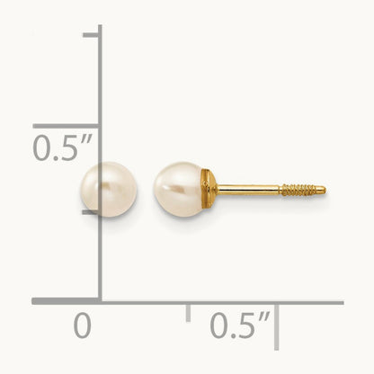 Madi K FW Cultured Pearl Earrings, 14K