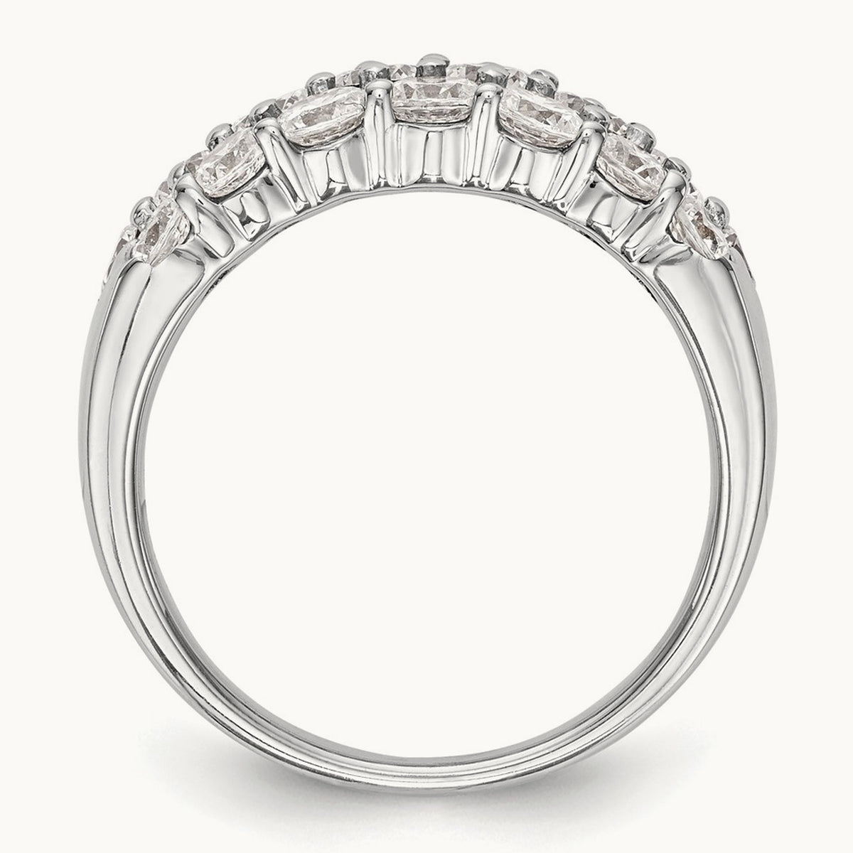 Diamond Band, 14K White Gold