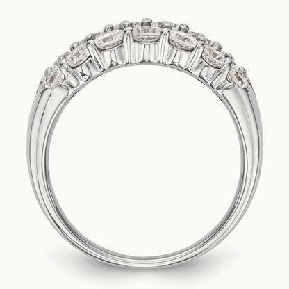 Diamond Band, 14K White Gold