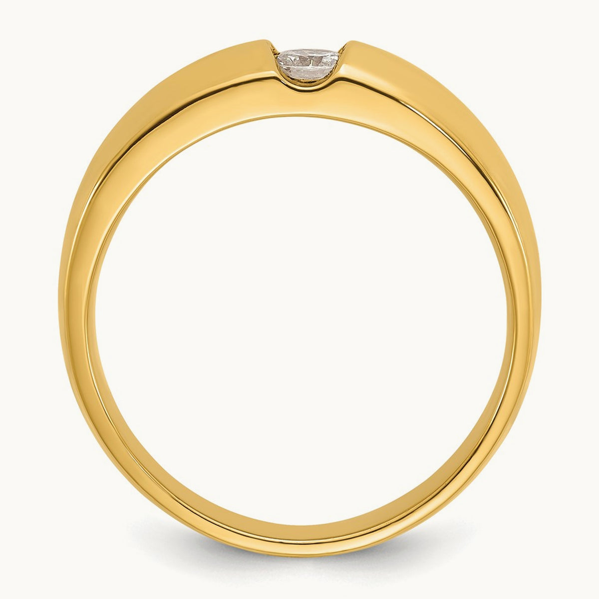 IBGoodman Men's Diamond Complete Ring, 14K