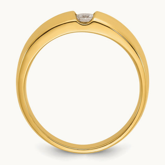 IBGoodman Men's Diamond Complete Ring, 14K