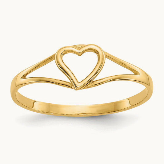 Madi K Heart Baby Ring, 14K